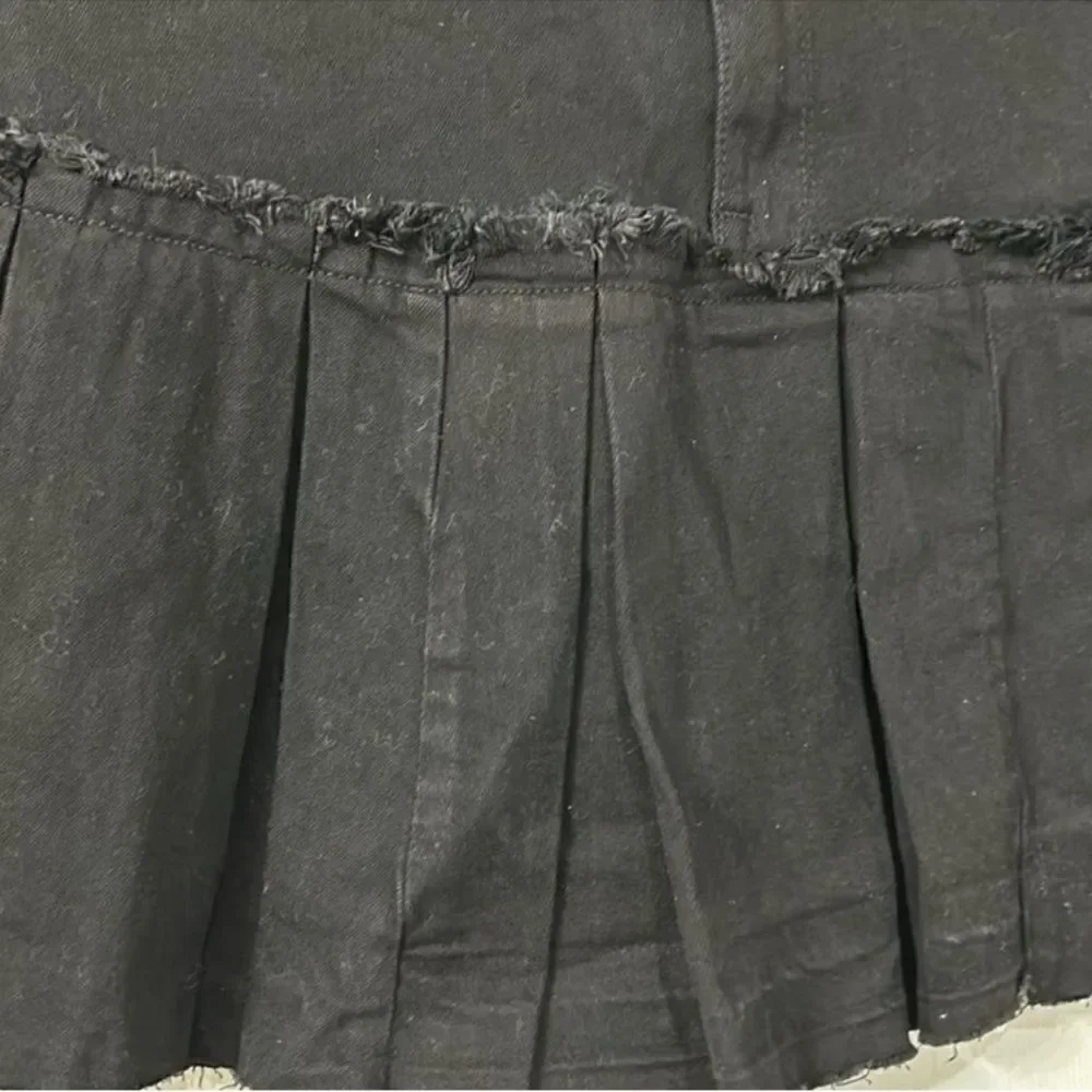 Blank NYC Black Mini Pleated Black Skirt(Size 30)